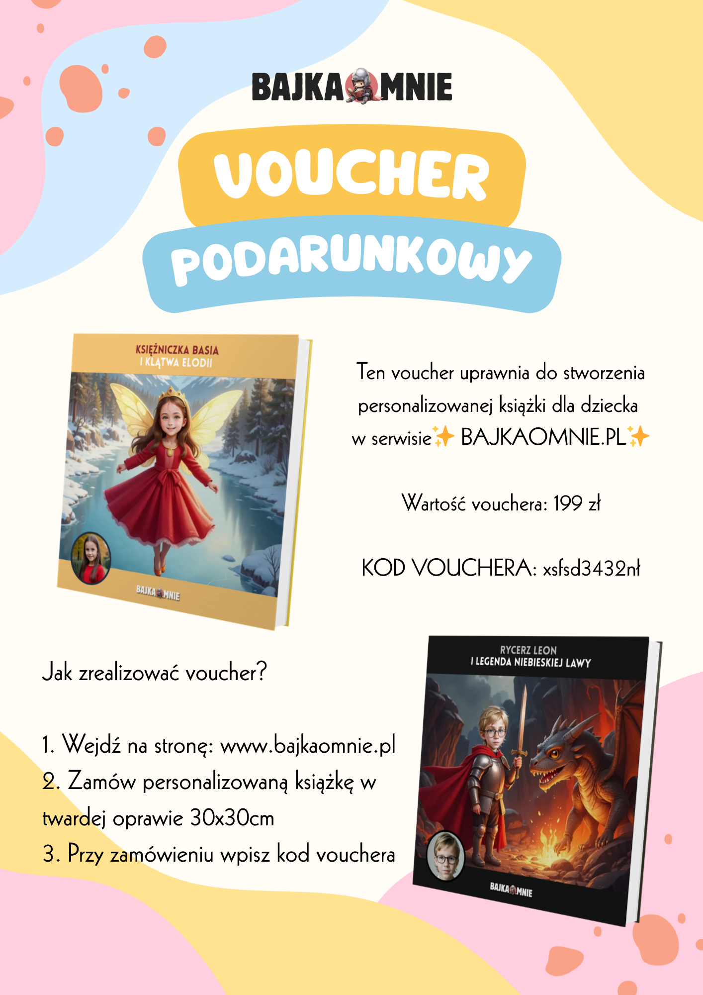 Voucher na Personalizowaną książkę