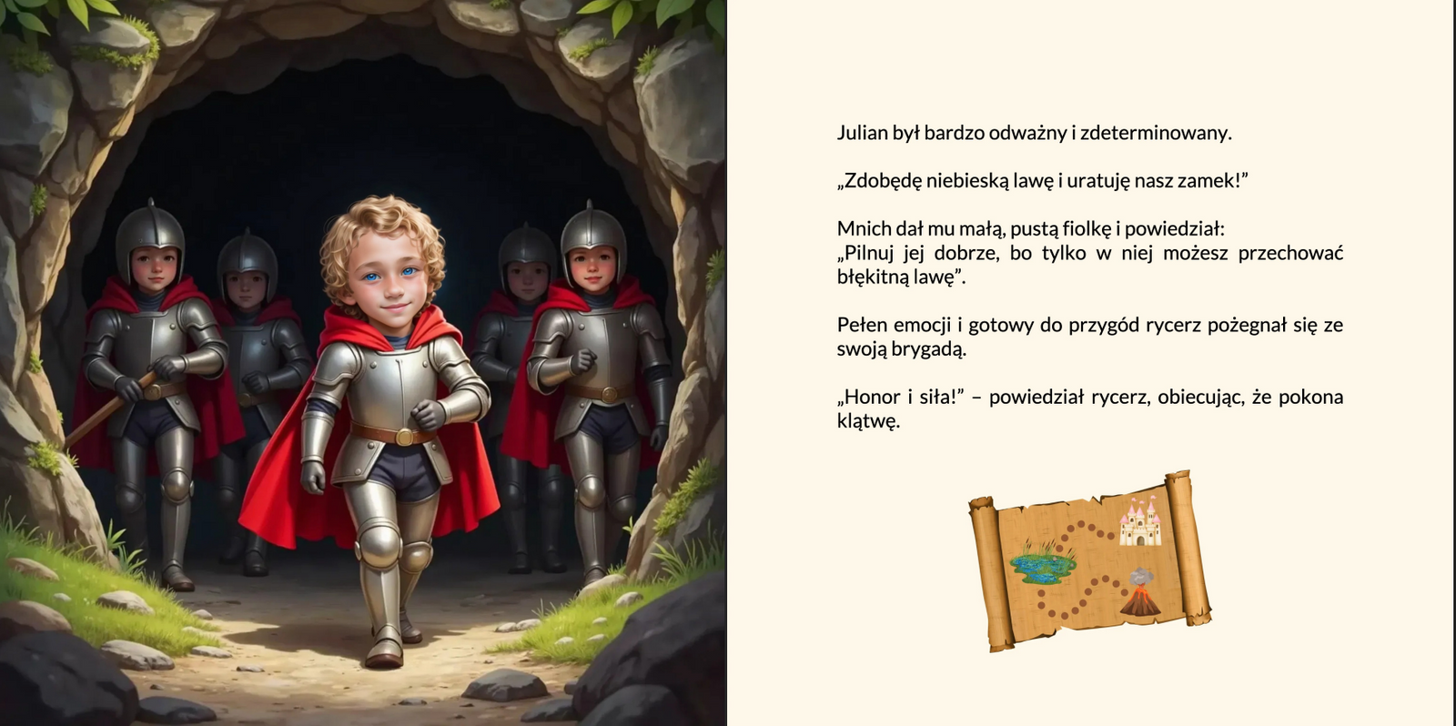 Rycerz i Legenda Niebieskiej Lawy
