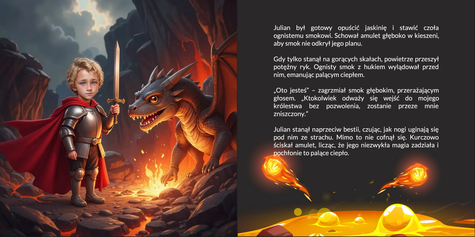 Rycerz i Legenda Niebieskiej Lawy