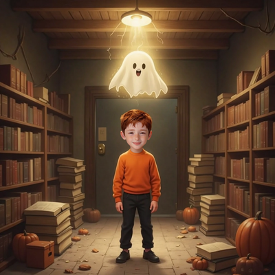 Nawiedzony Dom — illustration halloween